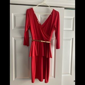 Boston Proper peplum dress